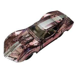 Aurora Speedline Mako Shark (cigar box) - 1/64 diecast pink chrome